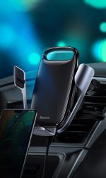هولدر و شارژر وایرلس 15 واتی Baseus Milky Way Electric