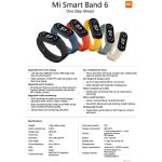 مچ‌بند هوشمند و سلامتی شیائومی mi band 6